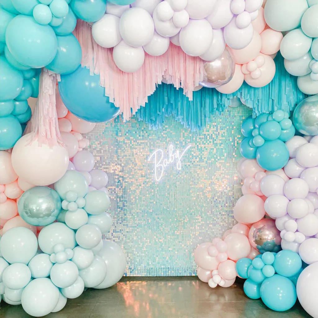 Enhance the atmosphere of your party or event with the best balloon decorations, garlands, and beautiful flower walls.